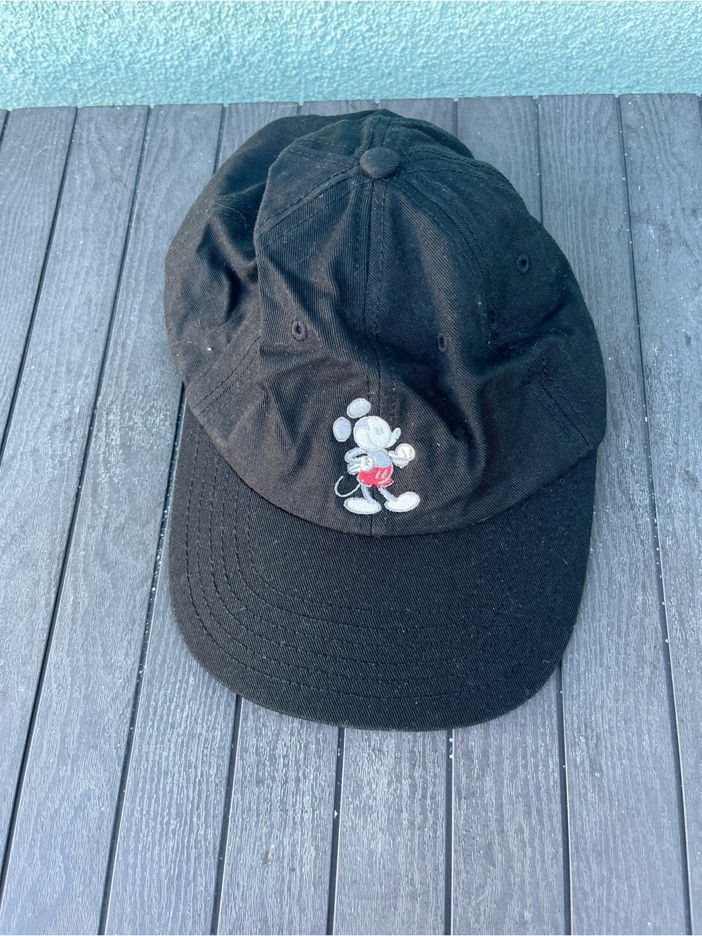 Black Mickey Mouse Baseball Hat